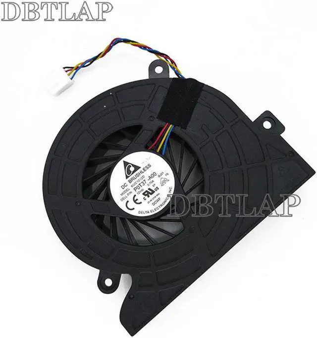 Alt view image 2 of 6 - Laptop CPU Fan for Dell XPS One 2710 2720 Cooling Fan P0T37 KUC1012D-BJ01 KUC1012D BJ01 DFS802412PS0T FBC5