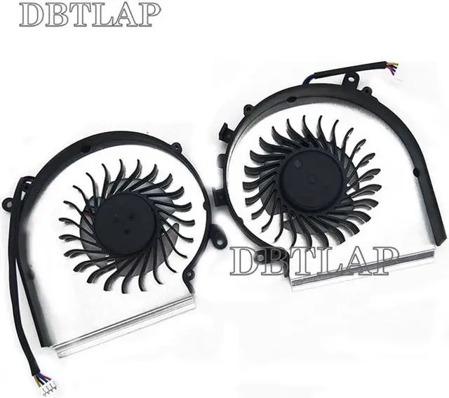Alt view image 6 of 6 - Laptop CPU GPU Fan Compatible for MSI GE62VR GL62M GP62MVR GL62VR MS-16JB MS-16J9 Laptop CPU Cooling Fan PAAD06015SL N366 N371 4PIN