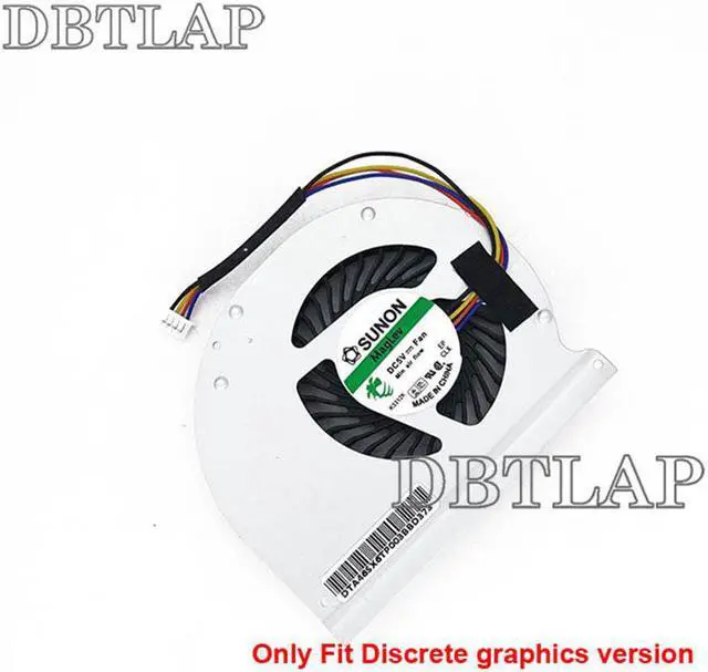 Alt view image 3 of 6 - Laptop CPU Fan for DELL Latitude E6430 Discrete Graphics Cooling Fan