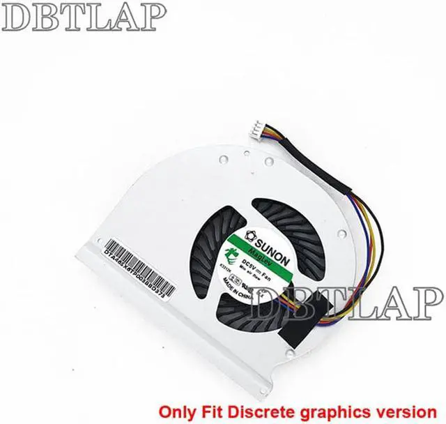 Alt view image 4 of 6 - Laptop CPU Fan for DELL Latitude E6430 Discrete Graphics Cooling Fan