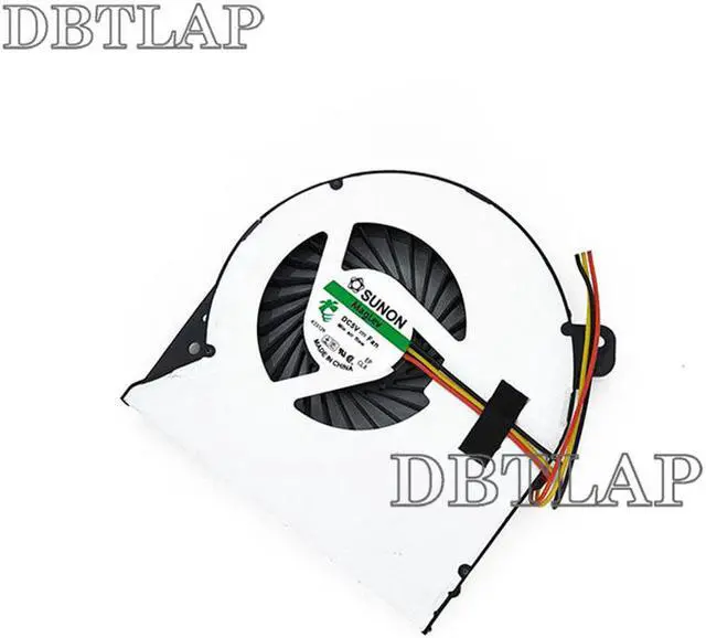 Alt view image 4 of 7 - Laptop CPU Fan for Asus K55DE P55V 13GNAM1AM010-1 R500D R500DE R500N R500DR U57N U57DE A55D A55DE A55DR A55N P55VA CPU Cooling Fan