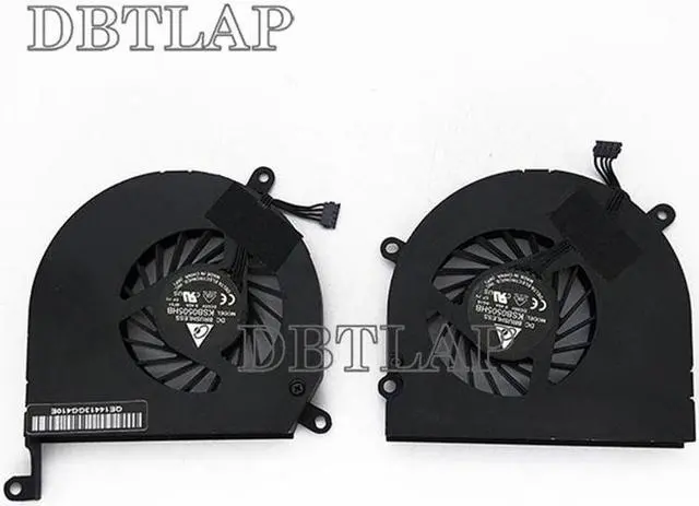 Main image of 2PCS Laptop Cooling Fan for 15" A1286 Notebook CPU + GPU Fan Left and Right Fan Vantilator 2008-2011