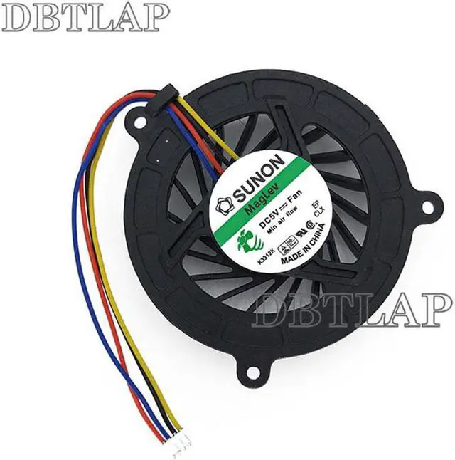 Alt view image 2 of 6 - CPU Cooling Fan for ASUS A8 Z99 X80 N80 N81 Z53 M51 F3J A8J A8F F8S Z53J Laptop CPU Cooling Fan GC056015VH-A 4 Lines