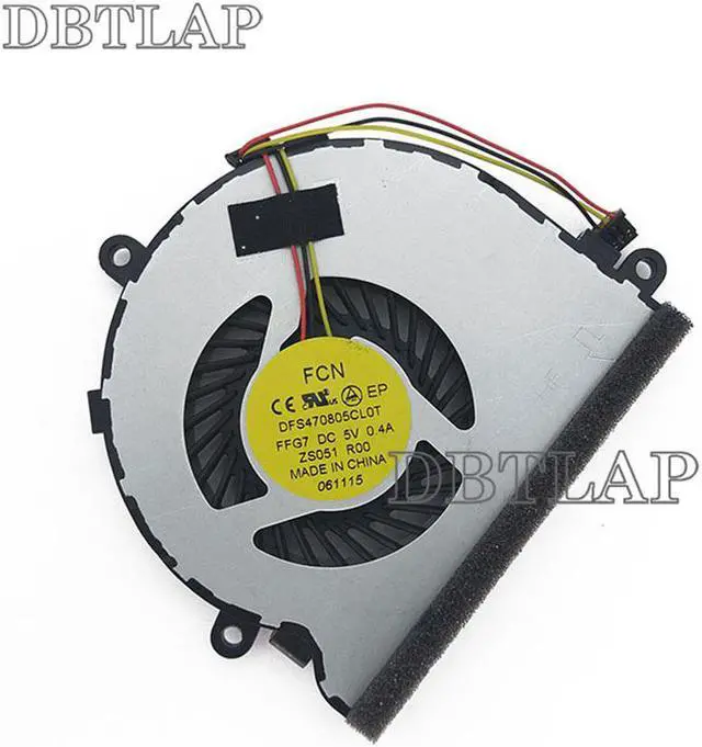 Alt view image 2 of 6 - CPU Fan for HP 250G3 246G3 CPU Cooling Fan DFS470805CL0T FFG7 Laptop Fan