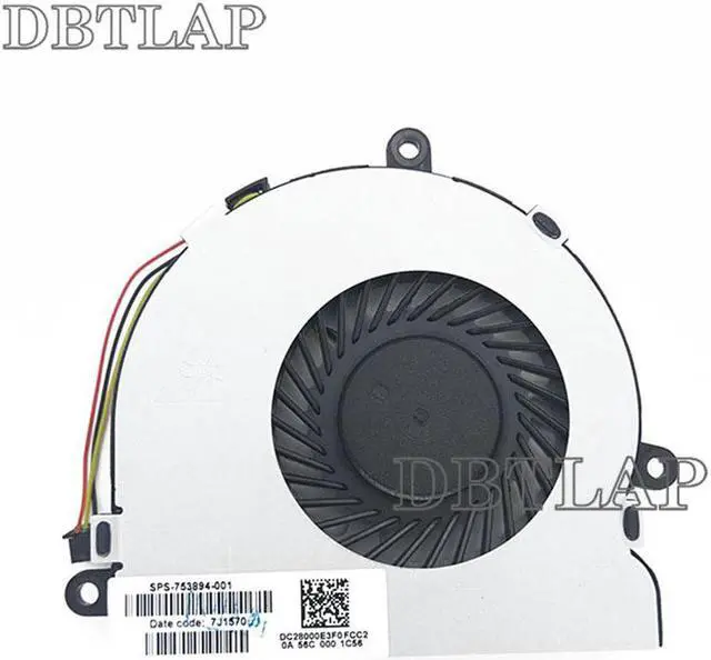 Alt view image 3 of 6 - CPU Fan for HP 250G3 246G3 CPU Cooling Fan DFS470805CL0T FFG7 Laptop Fan