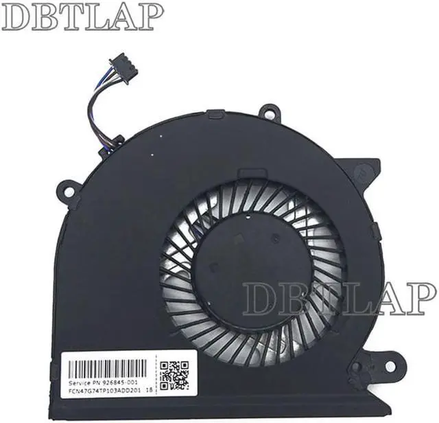 Alt view image 6 of 6 - CPU Cooling Fan for HP Pavilion 15-cd 15-cd040wm 15-CD073TX 15-CD075TX TPN-Q190 NFB75A05H-005 926845-001 Laptop Fan