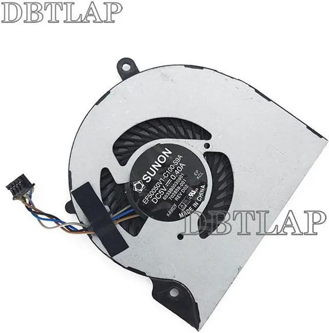 Alt view image 2 of 7 - Laptop CPU Cooling Fan for HP EliteBook Folio 9470 9470M EF50050V1-C100-S9A 702859-001 6033B0030901 Series Fan