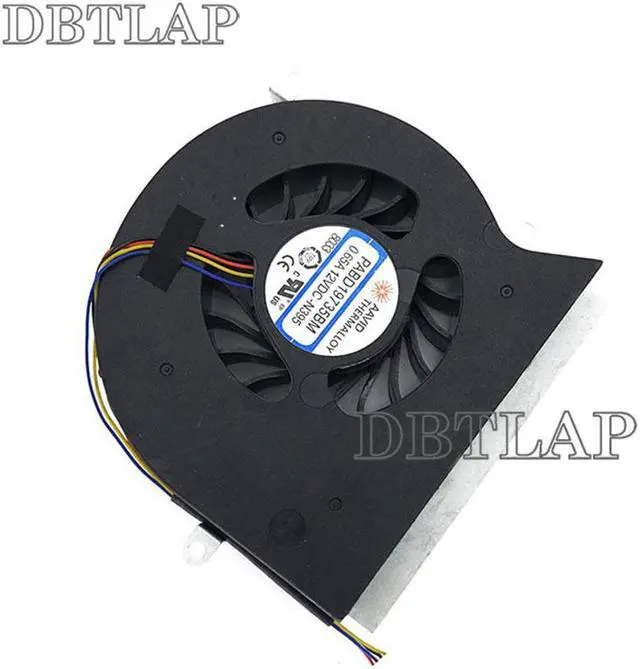 Alt view image 2 of 7 - CPU Fan for MSI GT62VR 6RD 6RE GT62VR 7RE Dominator Pro 16L1 16L2 CPU Fan PABD19735BM-N322 4-Pins