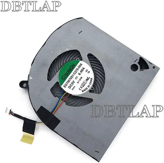 Alt view image 2 of 6 - CPU Fan for Dell Alienware 15 R3 R4 CPU Fan EG75070S1-C270-S9A Laptop Cooling