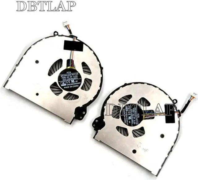 Alt view image 3 of 7 - Fan for HP Omen 15-5000 15-5100 15-5200 15T-5000 15T-5100 15-5020CA CPU + GPU Cooling Fan 788600-001 023.10028.0011 023.10029.0011