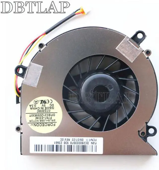 Alt view image 7 of 7 - CPU Fan for MSI GT62VR 6RD 6RE GT62VR 7RE Dominator Pro 16L1 16L2 CPU Fan PABD19735BM-N322 4-Pins