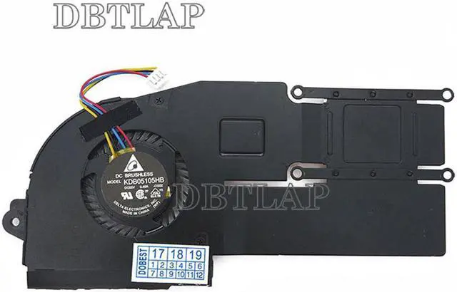 Alt view image 7 of 7 - GPU Cooling Fan for HP Omen 15-5000 15-5100 15-5200 15T-5100 15-5020CA GPU Fan Cooler 788600-001 023.10029.0001 FG5A Right Side