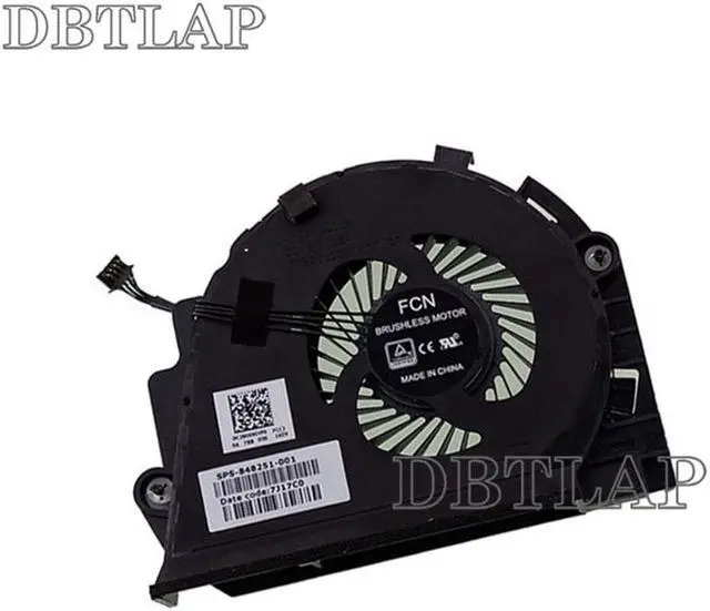 Alt view image 3 of 6 - Fan for HP ZBook 15 G3 Fan 848251-001