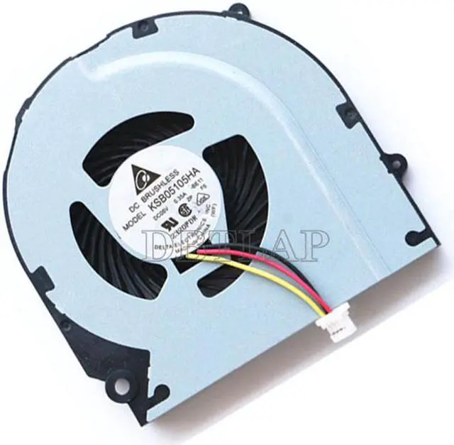 Alt view image 3 of 5 - Laptop CPU Fan for HP dm4 669934-001 669935-001 dm4-3100 dm4-3000 DM4-3013 DM4-3050 DM4-3052NR DM4-3055DX Delta KSB05105HA-BE11 CPU Cooling Fan