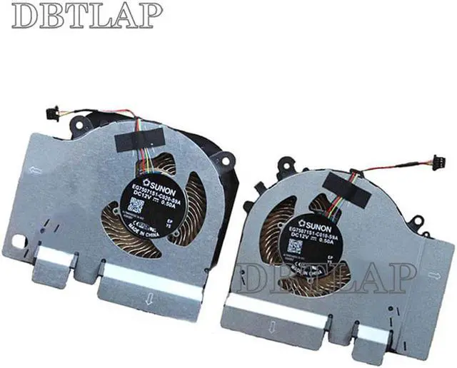 Alt view image 2 of 6 - New Laptop CPU + GPU Cooling Fan for XiaoMi MI 15.6 GTX1060 EG75071S1-C020-S9A EG75071S1-C010-S9A 12V