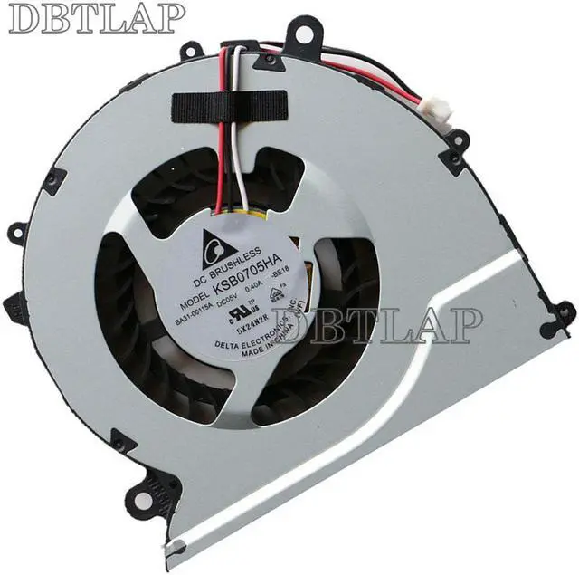 Alt view image 3 of 6 - CPU Cooling Fan for Samsung NP470R5E 370R4E 370R5E 450R4V 450R5V BA31-00115A