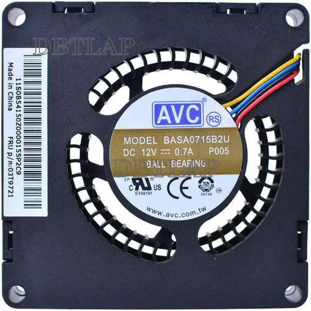 Main image of Cooling Fan for Lenovo ThinkCentre M53 M72e Tiny M92 M92P Cooling Fan 03T9721 AVC BASA0715B2U