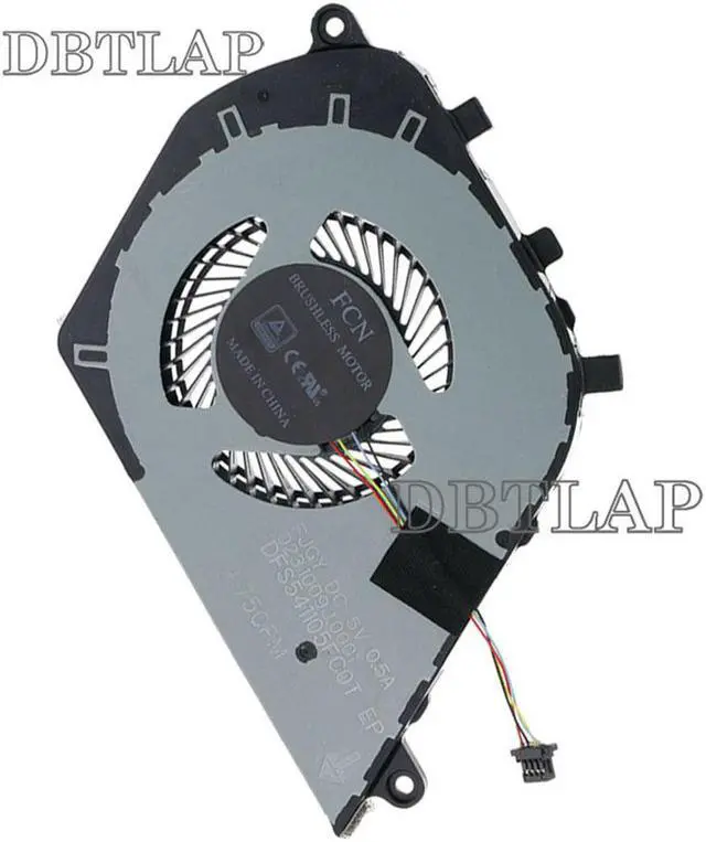 Alt view image 3 of 6 - Laptop CPU Cooling Fan for Dell Inspiron 15-7000 15 7570 7573 0Y64H5 DFS541105FC0T 2017