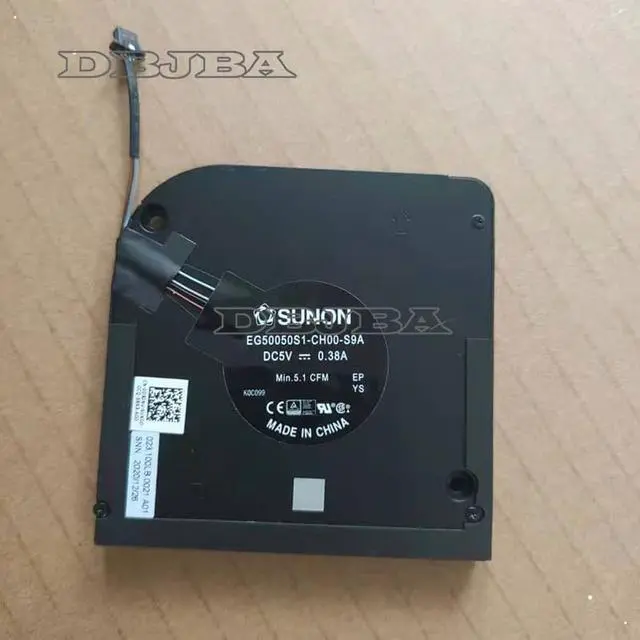 Main image of DBTLAP Laptop Cooling Fan EG50050S1-CH00-S9A DC5V 0.38A 4PIN 0DXJNS 023.100LB.0021