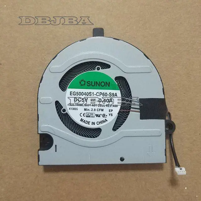 Main image of Laptop Cooling Fan for Dell EG50040S1-CP60-S9A 0HM04F 023.100ML.0001 5V 0.4A