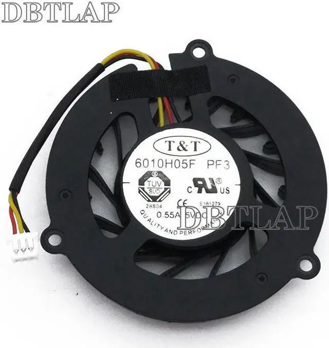 Main image of Laptop CPU Fan Compatible for MSI VR200 V120 Fan T&T 6010H05F PF3 msi-6837d Cooling CPU Fan Compatible for LG E500