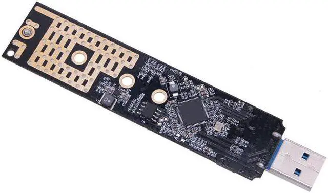 Alt view image 3 of 5 - M.2 NVME to USB Adapter M-Key M.2 NGFF NVME to USB 3.1 Card Reader 10Gbps M.2 USB Adapter for Windows XP 7 8 10, MAC OS