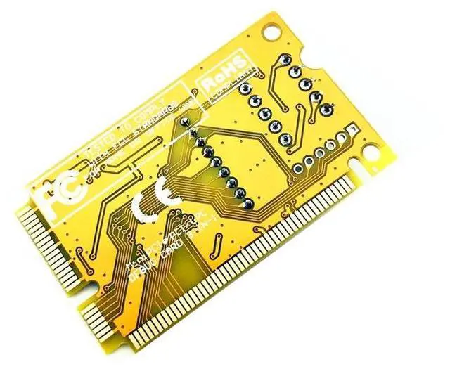 Alt view image 4 of 6 - PCI-E LPC PC Analyzer Tester POST Card Test Plastic/Metal High Stability For Notebook Laptop Express Card Hexadecim Post Card
