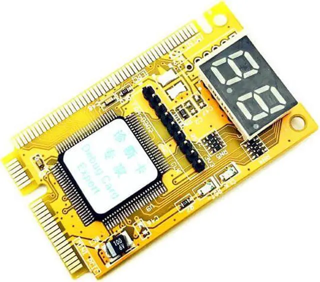 Alt view image 2 of 6 - PCI-E LPC PC Analyzer Tester POST Card Test Plastic/Metal High Stability For Notebook Laptop Express Card Hexadecim Post Card