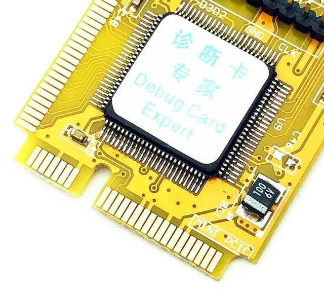 Alt view image 5 of 6 - PCI-E LPC PC Analyzer Tester POST Card Test Plastic/Metal High Stability For Notebook Laptop Express Card Hexadecim Post Card