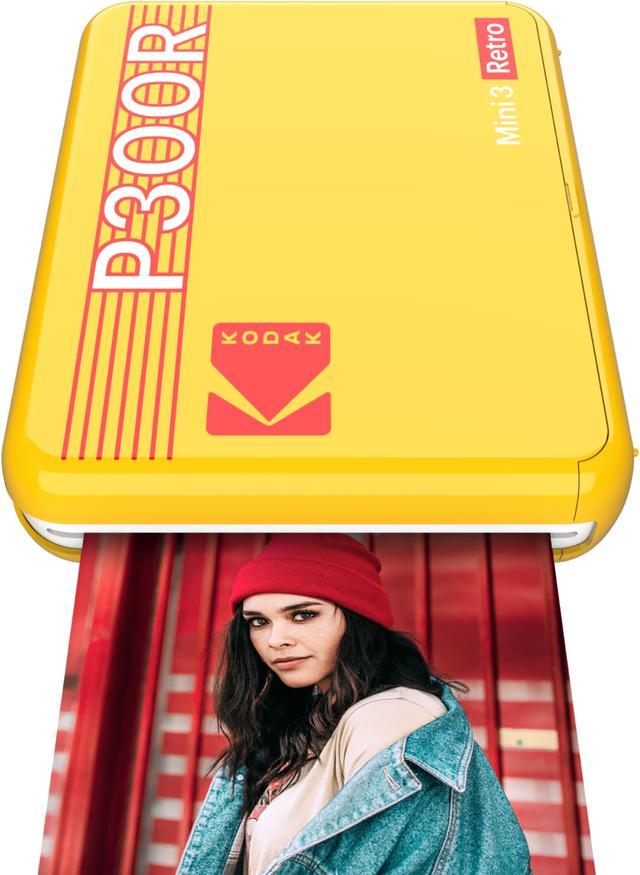 Kodak Mini 3 Retro Portable Photo Printer, Compatible with iOS, Android &  Bluetooth Devices, Real Photo: (3”x3”), 4Pass Technology & Laminating  Process, Print highest Quality Photos 