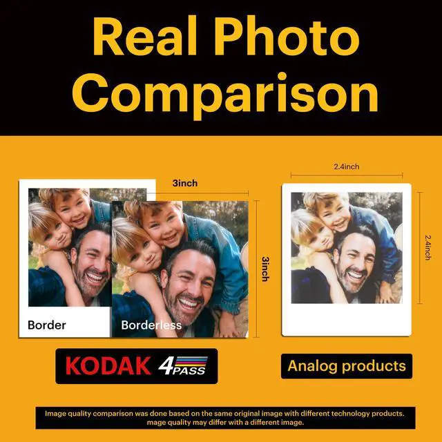 Alt view image 6 of 6 - Kodak Mini Shot 3 Retro Camera - Portable Instant Camera and Photo Printer– 2-in-1 Printer Compatible with iOS & Android – Bluetooth Connection - 4PASS Technology +60 sheets
