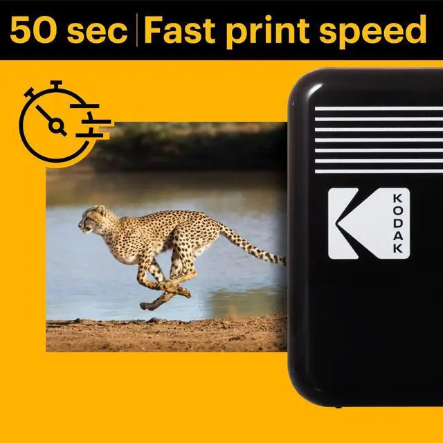 Alt view image 4 of 7 - Kodak Mini 2 Retro Portable Instant Photo Printer, Wireless Connection, Compatible with iOS, Android & Bluetooth, Real Photo (2.1x3.4”), 4Pass Technology & Lamination Process, Premium Quality