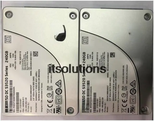 Main image of For Intel DC S3520 240G SSD SSDSC2BB240G7 2.5 inch