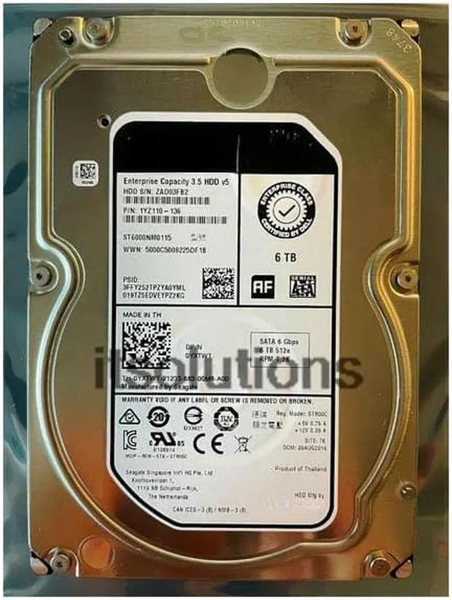 Main image of For DELL YXTWT 6TB SATA 6GB 3.5" 7.2K 512e HDD ST6000NM0115