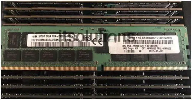Main image of For Lenovo IBM 46W0835 46W0833 32G 2RX4 2400T ECC REG Server Memory