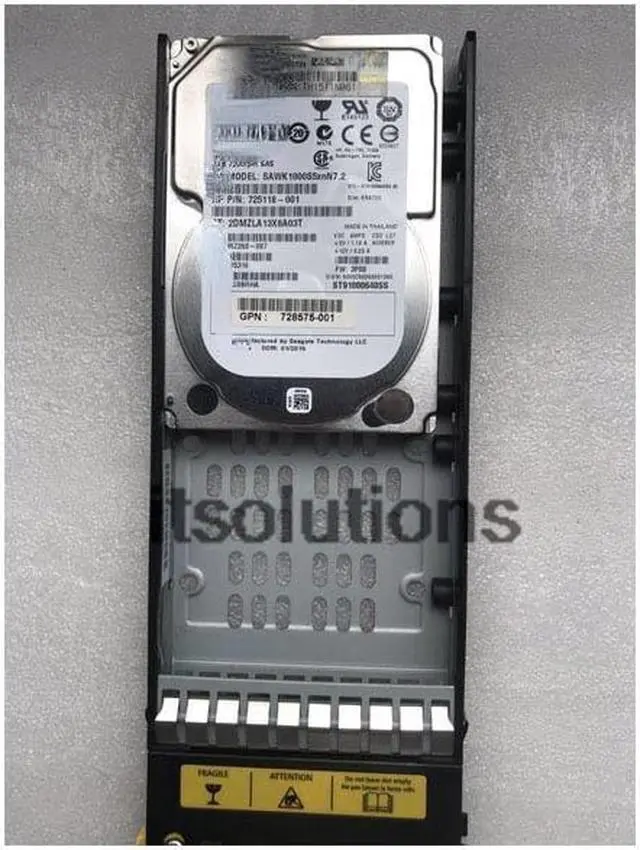 Main image of For HP 3PAR QR498A Storage Hard Drive 1TB 2.5 SAS 727397-001 725118-001