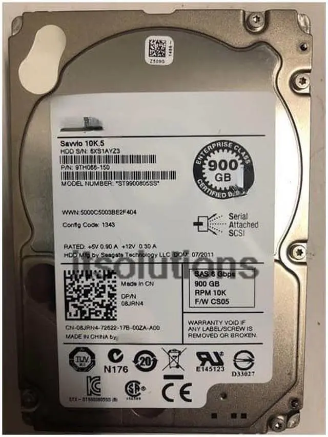 Main image of For DELL ST900MM0006 900G 10K.6 SAS 6Gb 900GB server hard drive 02RR9T