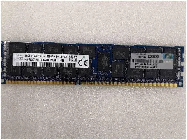 Main image of For Hynix 16GB 2RX4 PC3L-10600R HMT42GR7AFR4A-H9 HP 632204-001