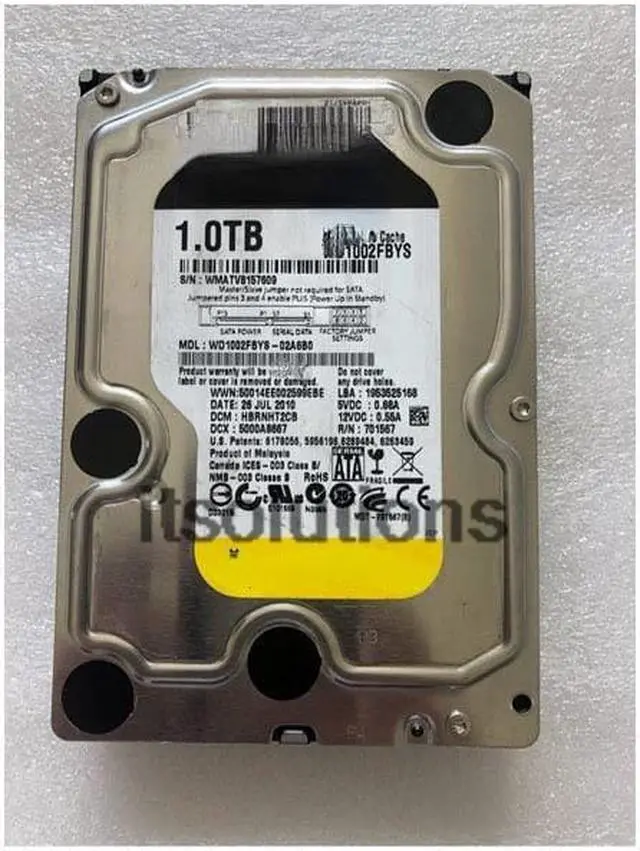 Main image of For WD/Western Digital WD1002FBYS 1T Desktop 1TB SATA Enterprise Hard Drive
