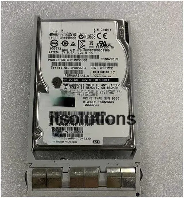 Main image of For SUN 900GB SAS2 10k 2.5 6G 7066874 7045230 sas hard drive with shelf