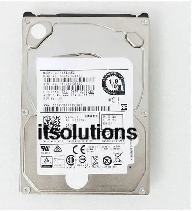 Main image of For Dell AL14SEB18EQ 0 gp3fr 1.8 T 2.5 -inch 10 k SAS 12 gb server hard drive