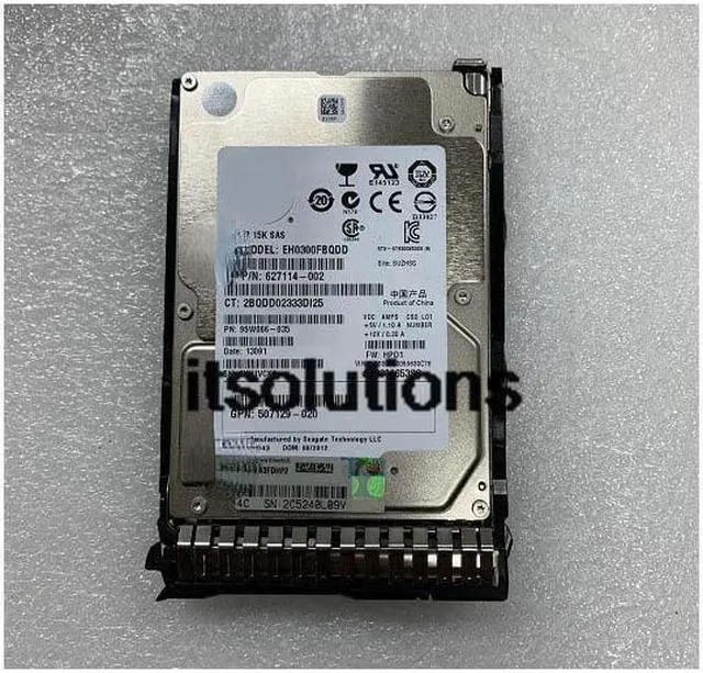 Main image of For HP 652611 - B21, 653960-001, 300 g 15 k SAS 2.5 -inch G8 server hard drive