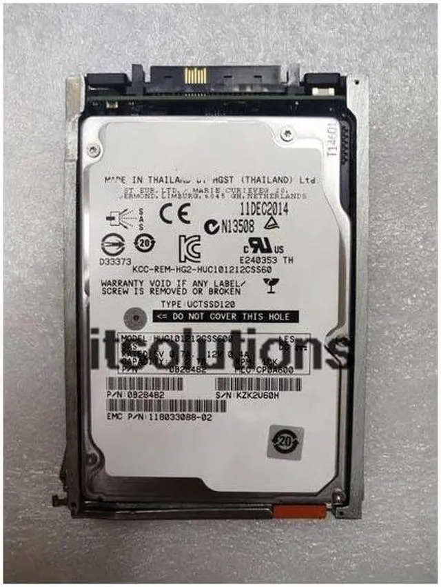Main image of For EMC 1.2TB 10K 2.5 SAS 005050084 VNX5200 VNX5400 VNX5600 Hard Disk