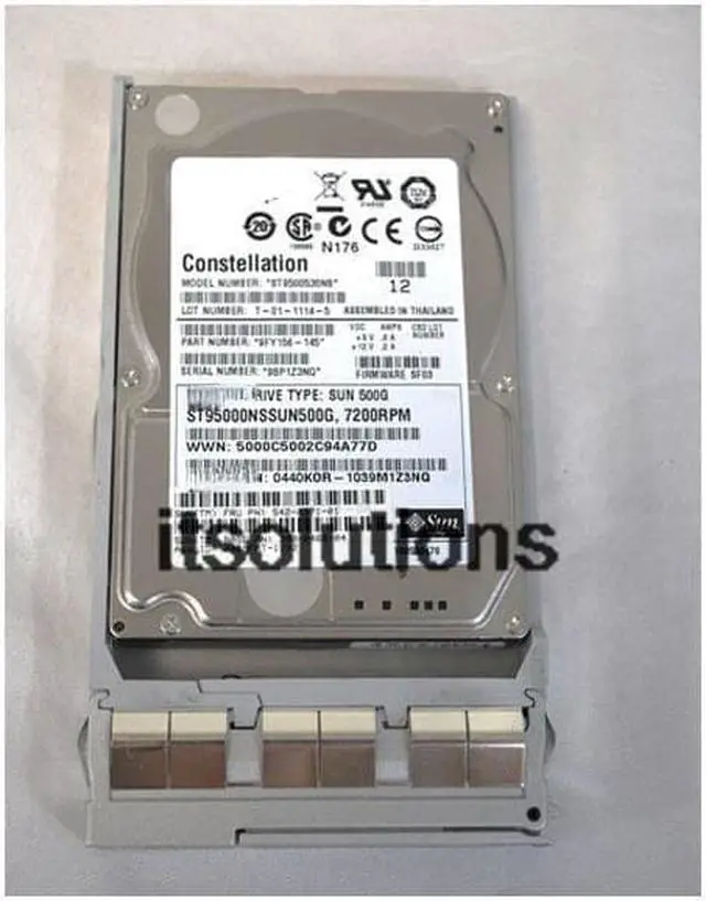 Main image of For SUN 500GB HDD 2.5 inch 7042768 7042764 390-0468 390-0492