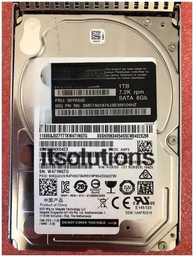Main image of For Lenovo 7XB7A00036 00YK025 HDD 2.5