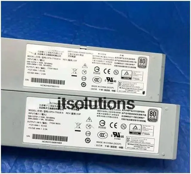 Main image of For Hongshan MacroSAN Server Power Supply DPS-770GBA