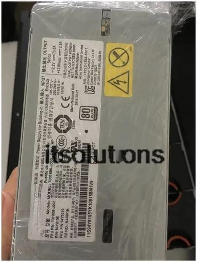 Main image of For Lenovo IBM System X3850 X6 900W Power Supply 94Y8195 7001606-J000