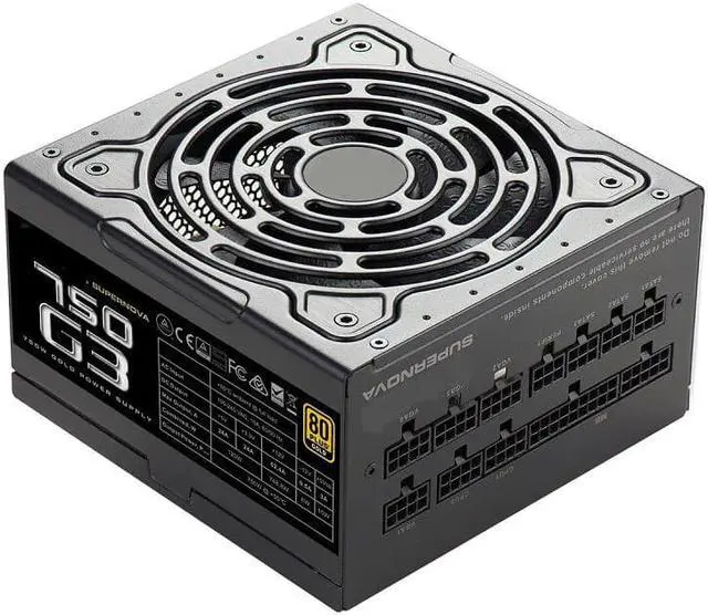 Main image of For EVGA 80plus Gold Fully Modular Silent Fan Power Supply Rated 750W Peak 850W Switching Power Supply 750 G3