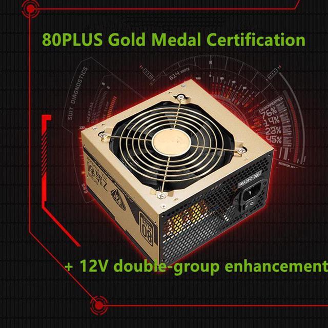 Original PC PSU For Golden Field Brand Ative RTX2080 Silence Rated 600W  Peak 700W Switching Power Supply 700BLE GF600G