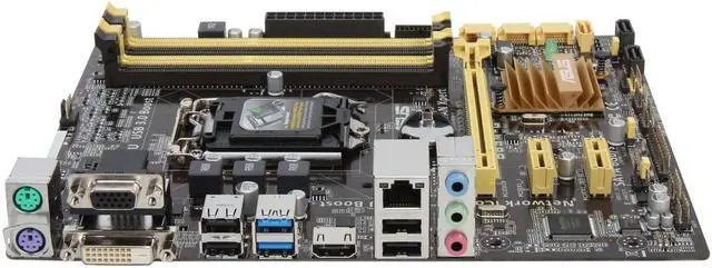 Alt view image 2 of 3 - For ASUS B85M-G LGA 1150 Intel B85 HDMI SATA 6Gb/s USB 3.0 Micro ATX Intel Motherboard
